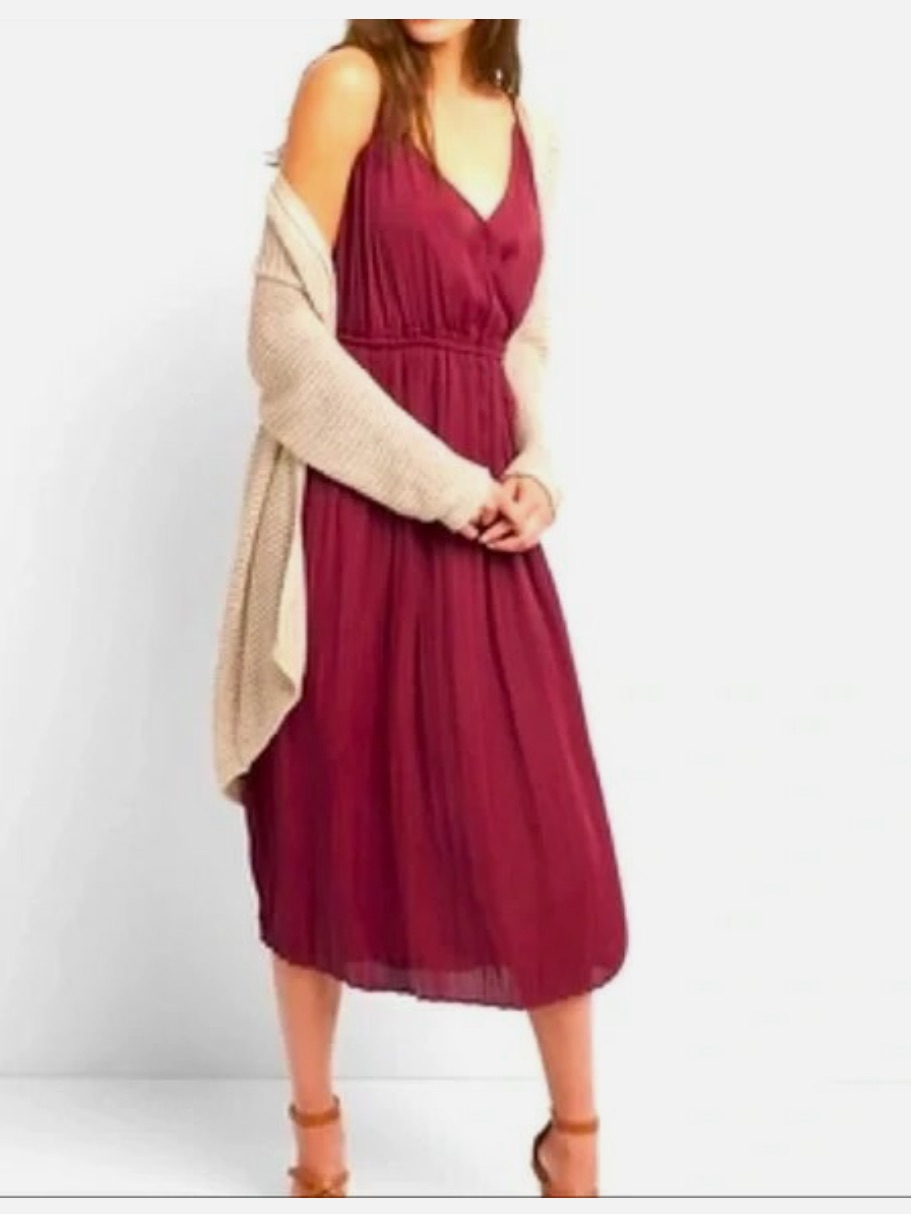 Gap Fit And Flare Midi Tank Dress